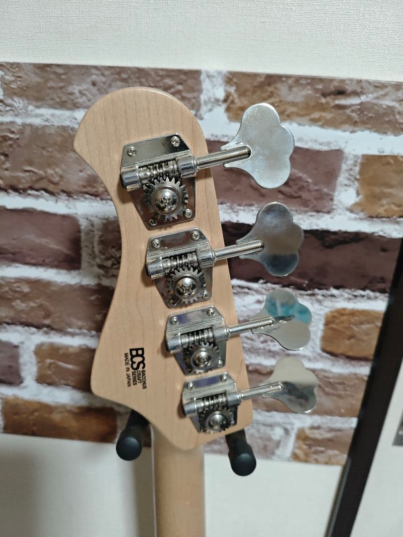 Bacchus WL-4STD ASH エレキベース　4弦　ナチュラル