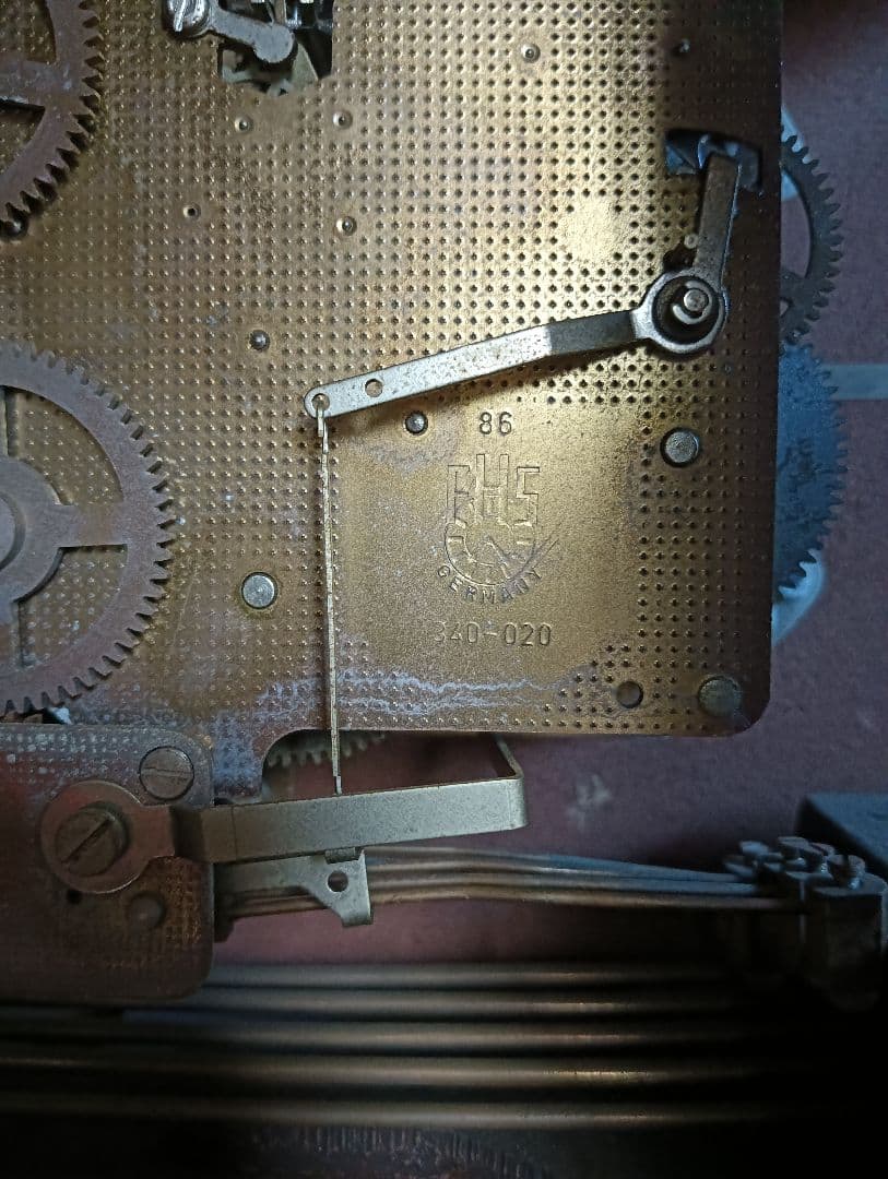 フランツ ヘルムレ社 ドイツ製 置時計 Franz Hermie 希少