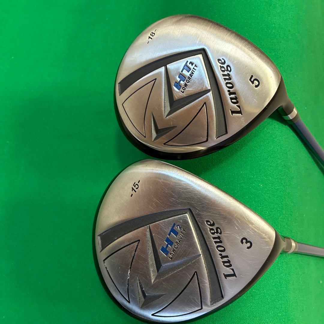 飛距離、直進性抜群‼️曲らない強反発デカ短ドライバー＋3W＋5W3本セット●S●