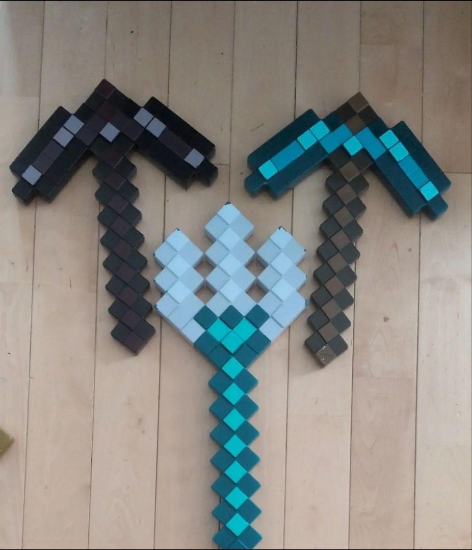 マインクラフト　剣　ツルハシ　トライデント