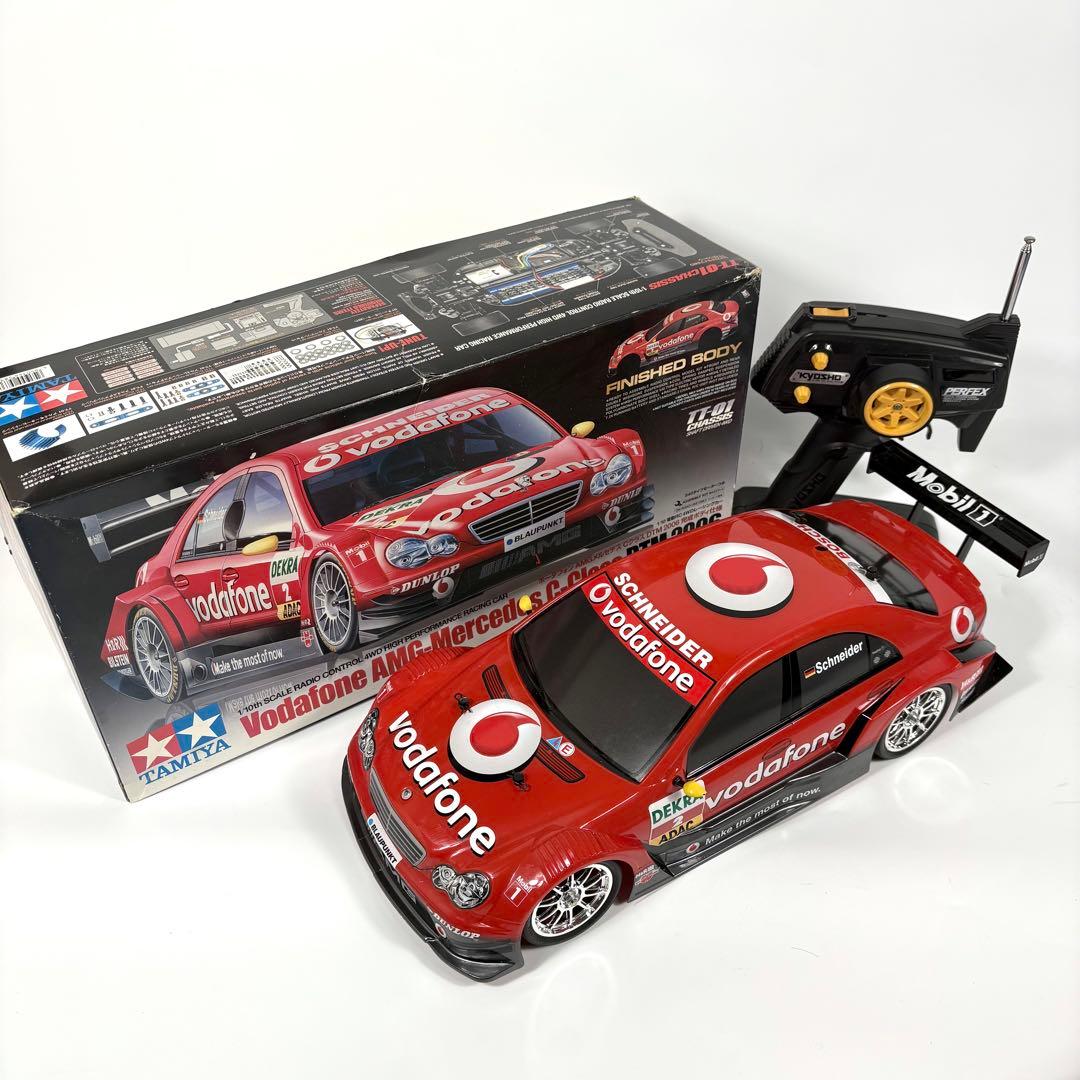 【現状品】 タミヤ RC 1/10 ボーダフォン・AMGメルセデス DTM
