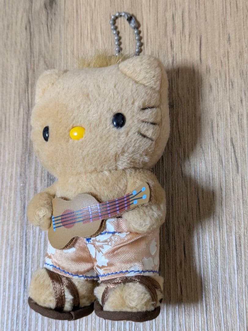 日焼けキティ＆ダニエル ぬいぐるみキーホルダー