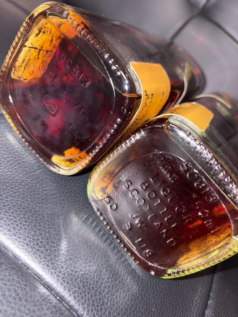 【古酒・美品】ジョニーウォーカー黒 12年 75cl表記 2本セット