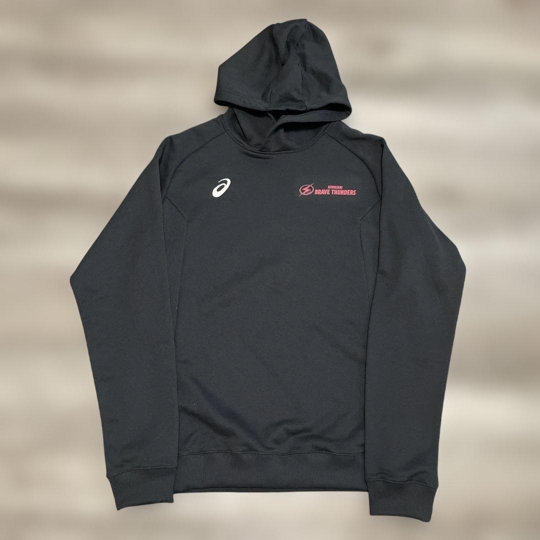 極美品 日本製 asics B LEAGUE 川崎ブレイブサンダース パーカー