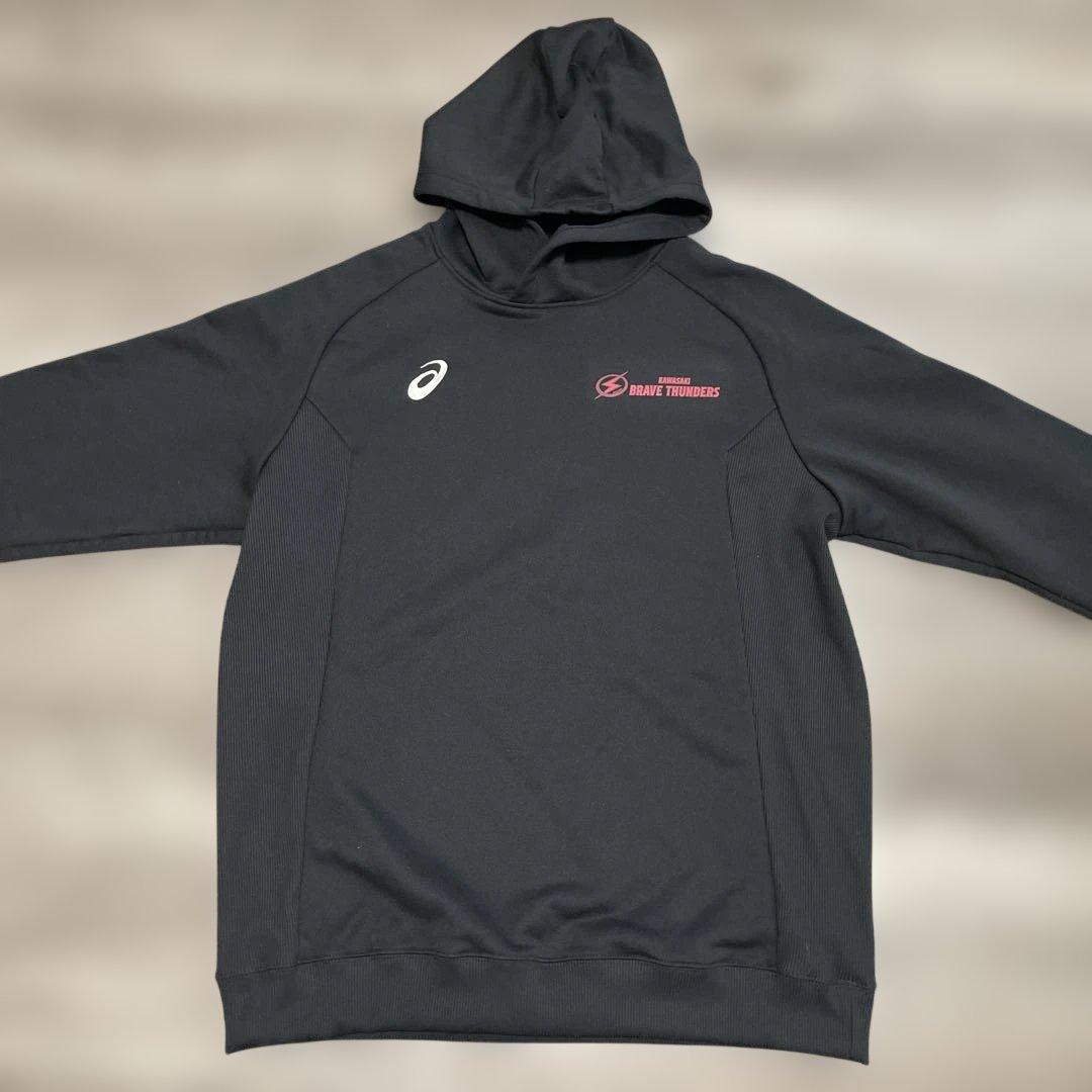 極美品 日本製 asics B LEAGUE 川崎ブレイブサンダース パーカー