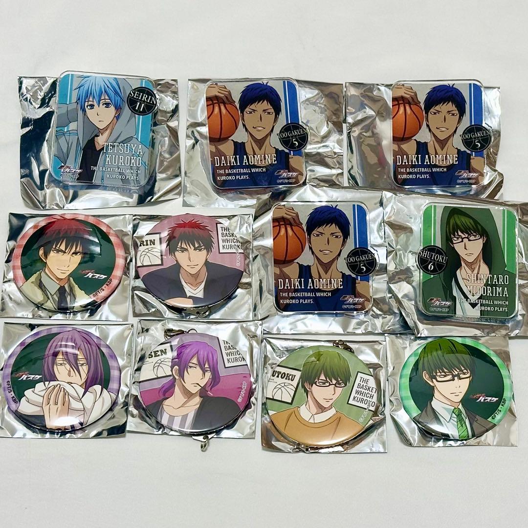黒子のバスケ 缶バッジ チャーム アクリルバッジ まとめ売り
