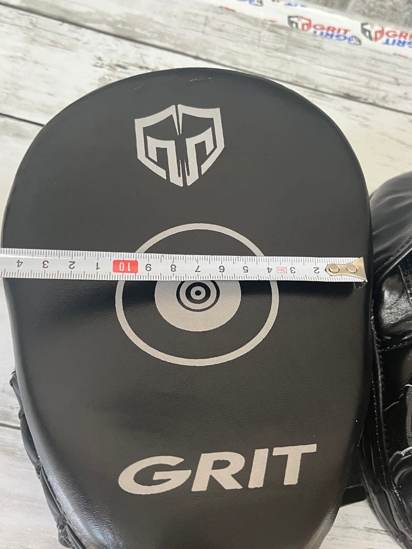 GRIT 本革　ブラック パンチングミット 新品