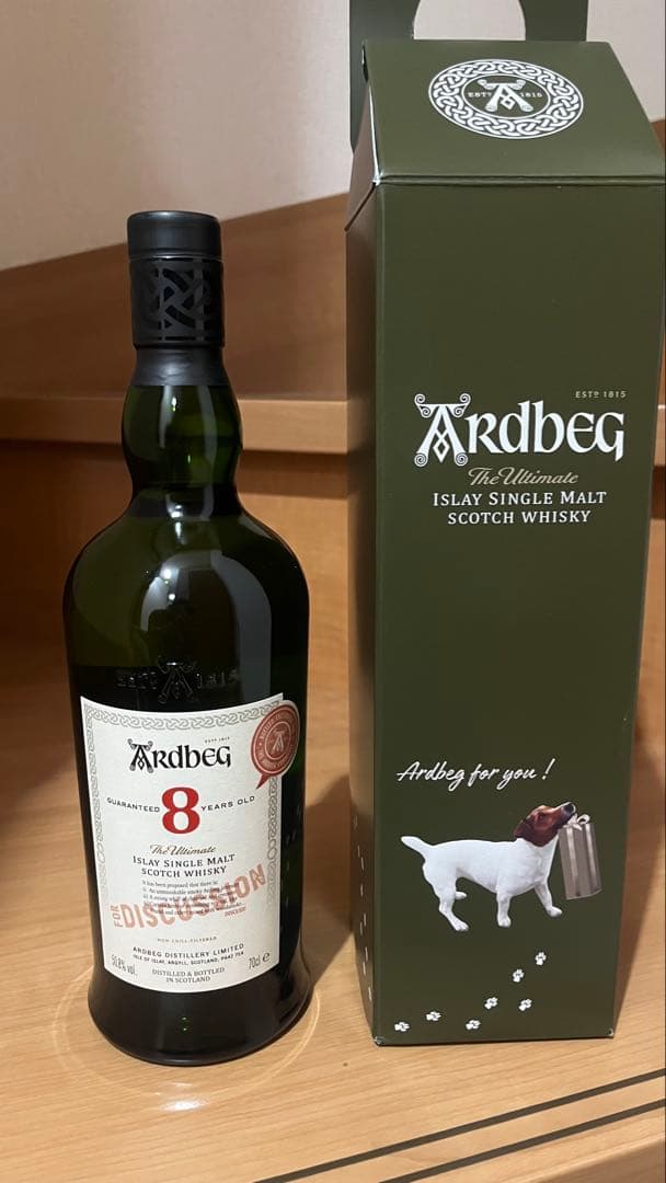 Ardbeg 8年 アイラシングルモルトウイスキー 700ml
