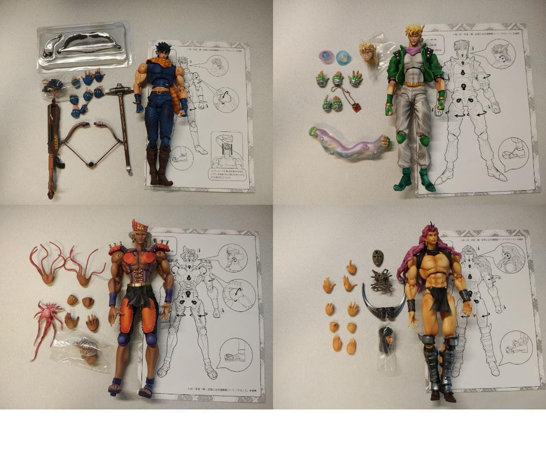 ジョジョの奇妙な冒険 フィギュア 59体　【超像可動】【スタチューレジェンド】