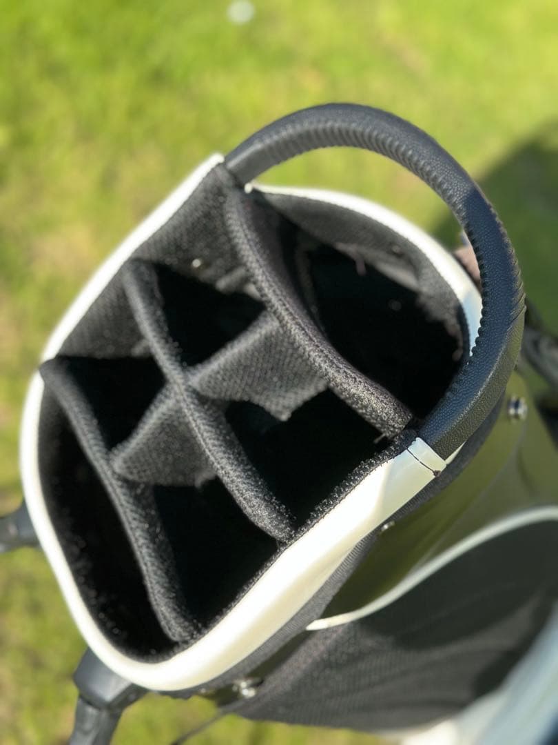 BIGロゴ！PXG キャディバッグ スタンド付き アイボリー