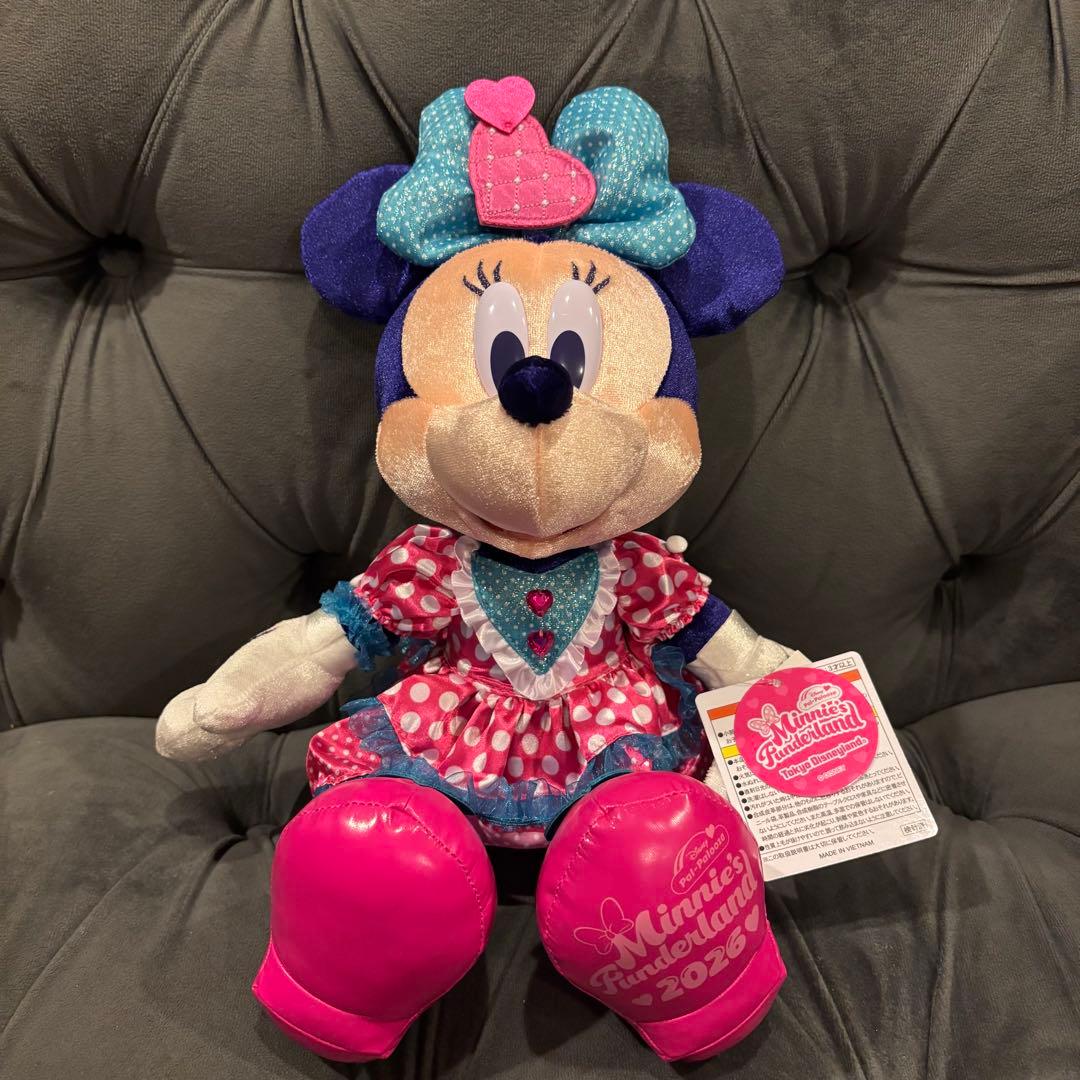 【新品未使用タグ付き】ぬいぐるみ ミニー パルパルーザ 2026 ディズニー