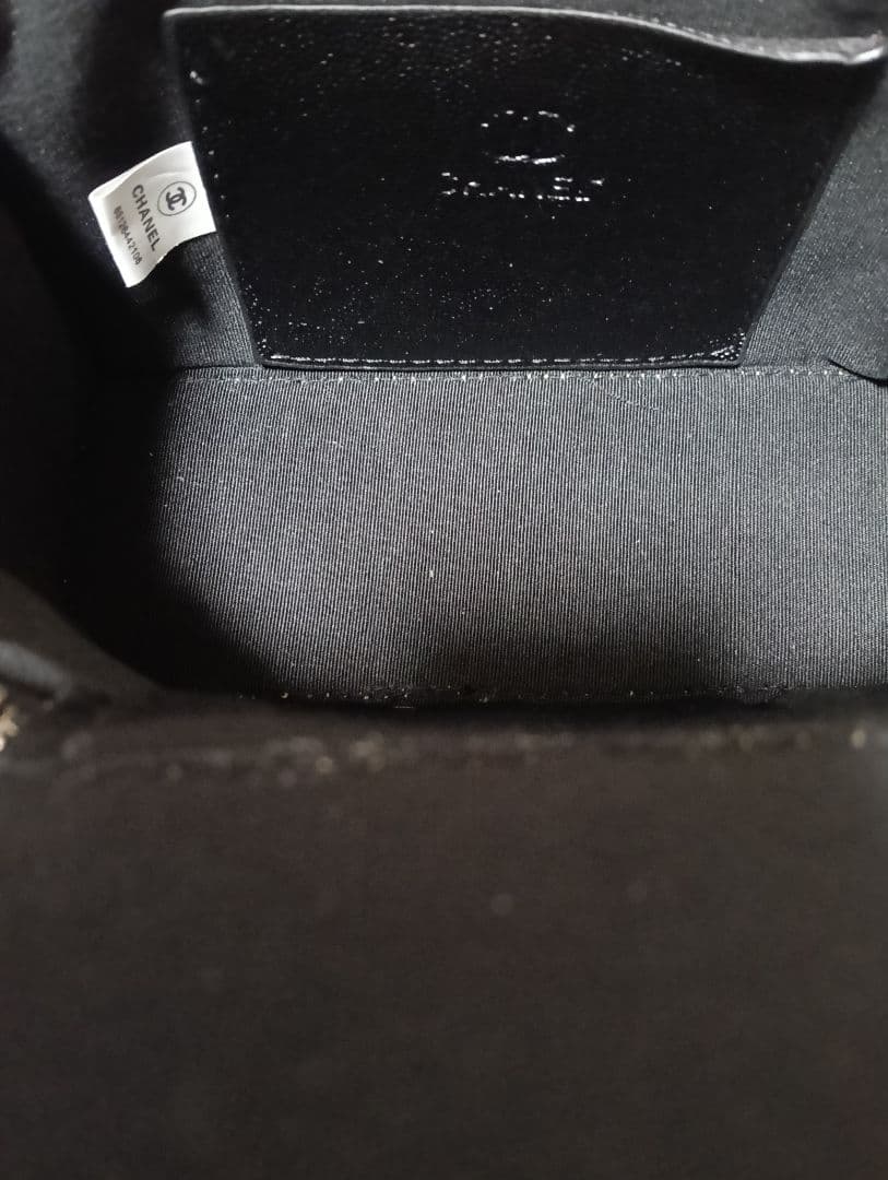 CHANEL　 ノベルティ ブラック キルティング バッグ