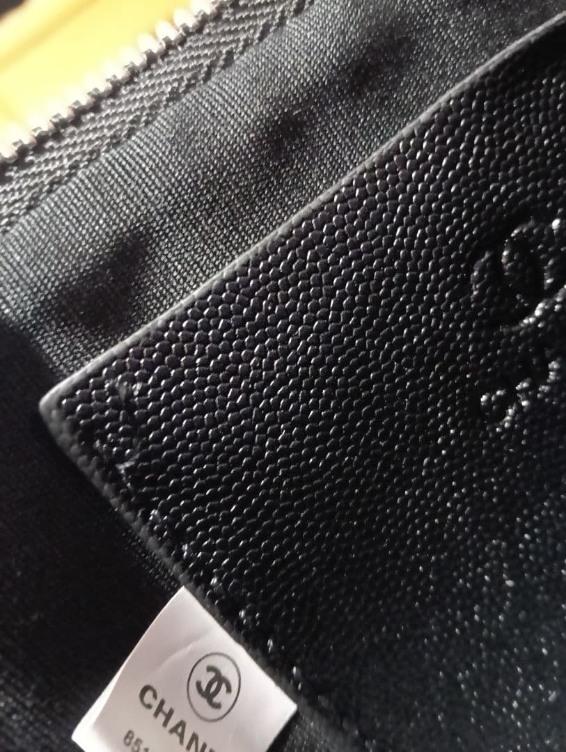 CHANEL　 ノベルティ ブラック キルティング バッグ