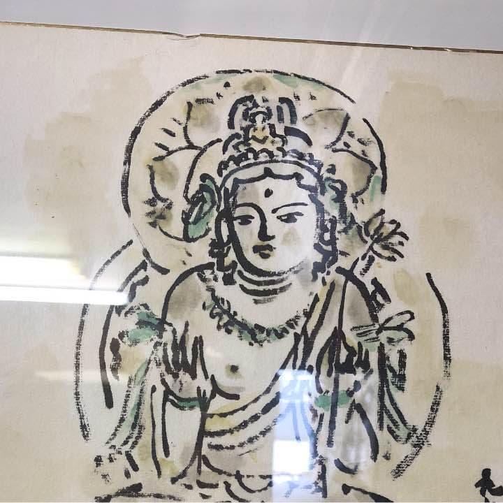 達磨様と観音様の額