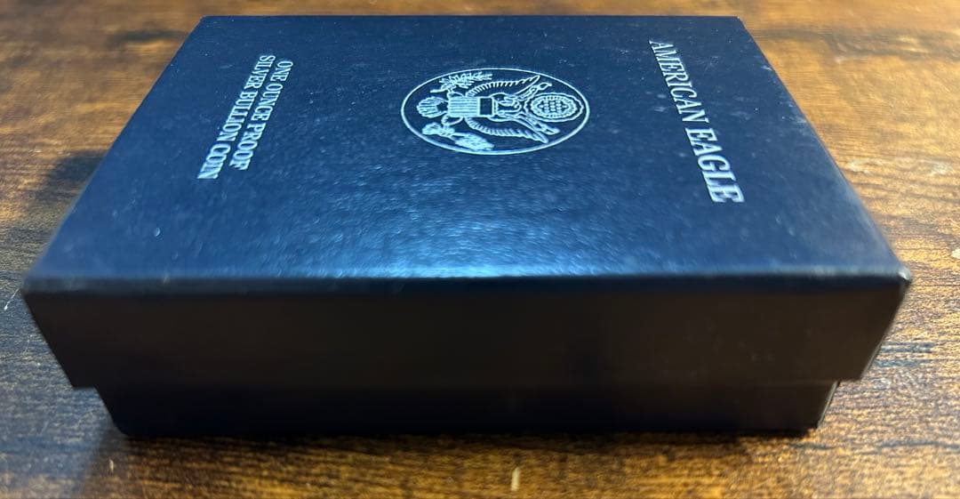 【超美品・付属完備】2001年 アメリカンイーグル銀貨 プルーフ 1oz 純銀