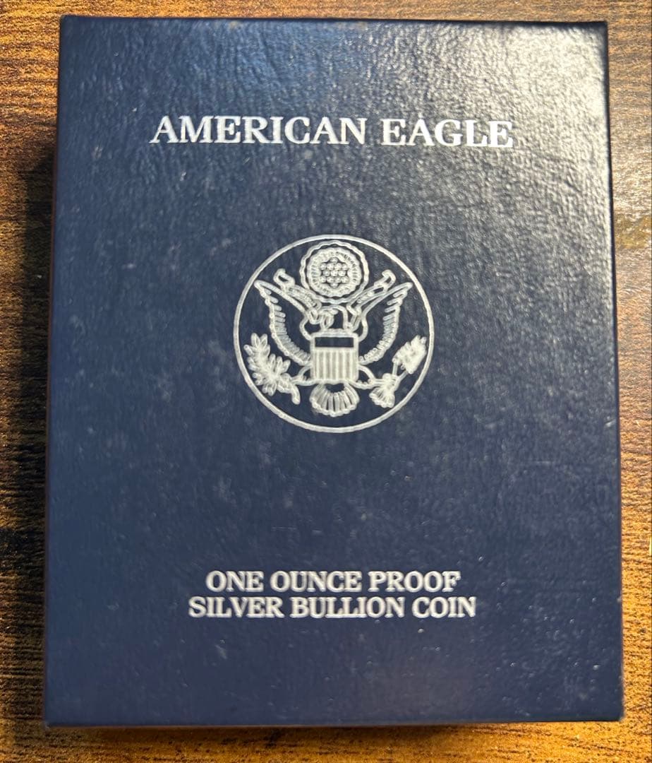 【超美品・付属完備】2001年 アメリカンイーグル銀貨 プルーフ 1oz 純銀