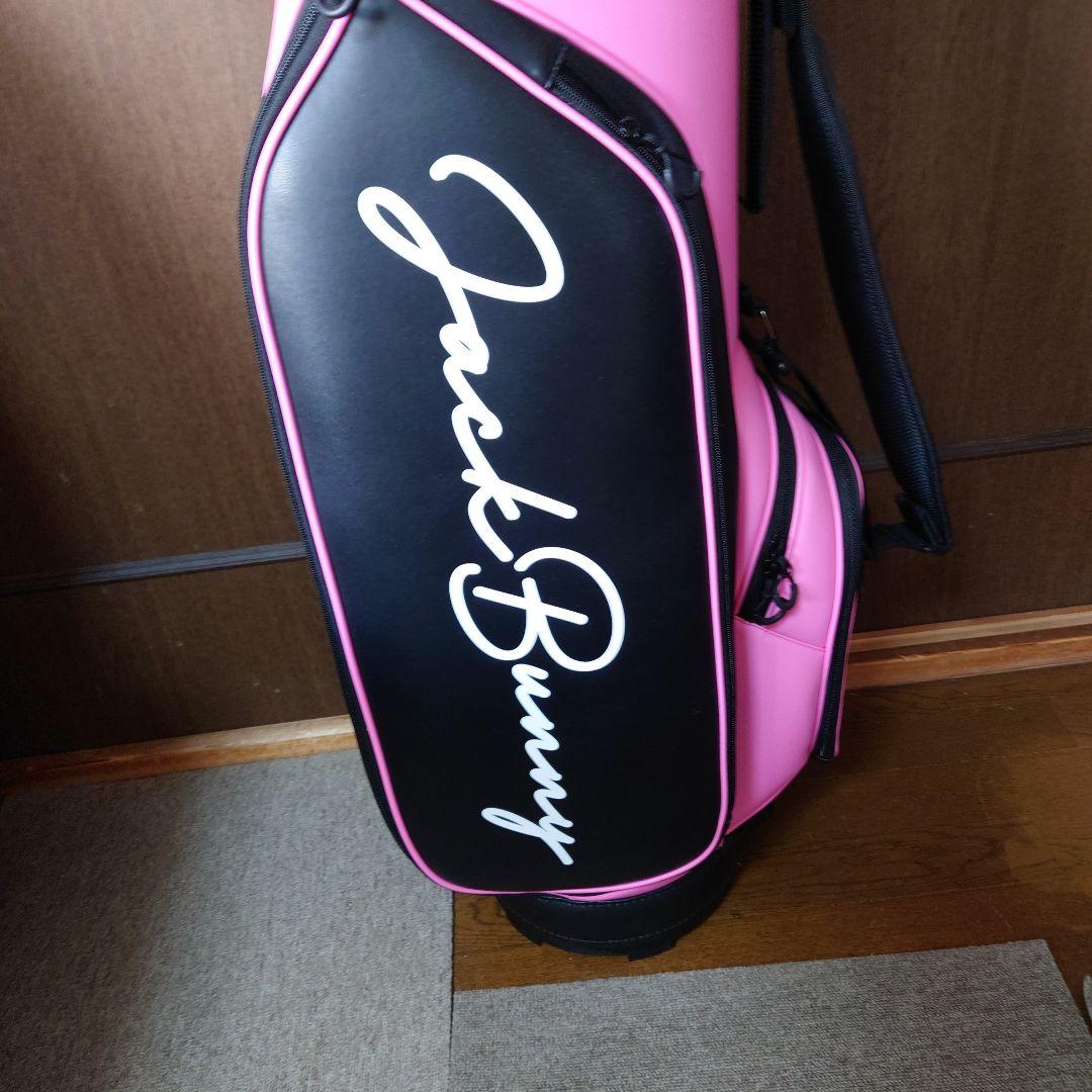 Jack Bunny キャディバッグ ピンク/ブラック