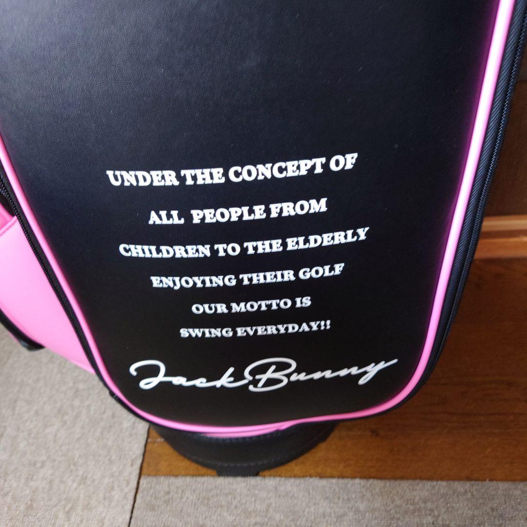 Jack Bunny キャディバッグ ピンク/ブラック