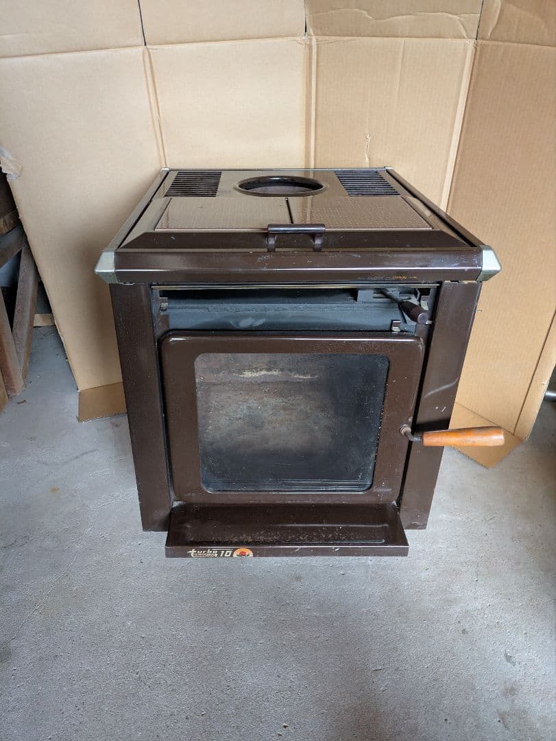 薪ストーブ ブラウン 上部グリル付き（引取限定）