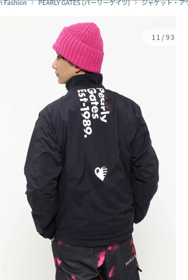 新品パーリーゲイツ】2WAYスニード Nyストレッチタフタ×ストレッチポンチ3L