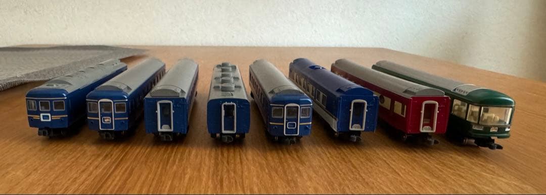 【ジャンク】24系25型客車 金帯 北斗星 夢空間 8両セット