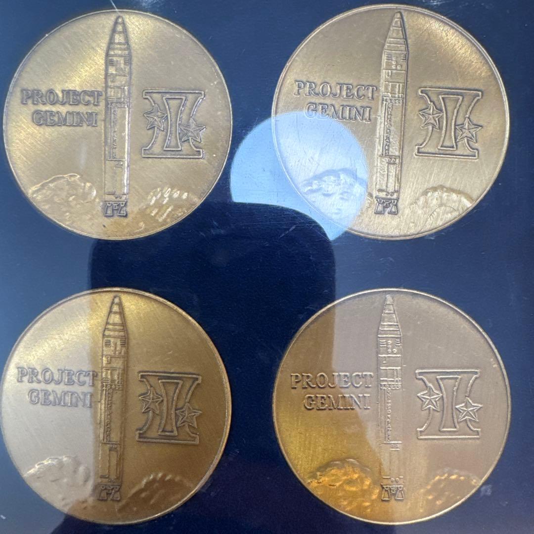 プロジェクト・ジェミニ計画　記念メダルセット　希少品　記念品　NASA