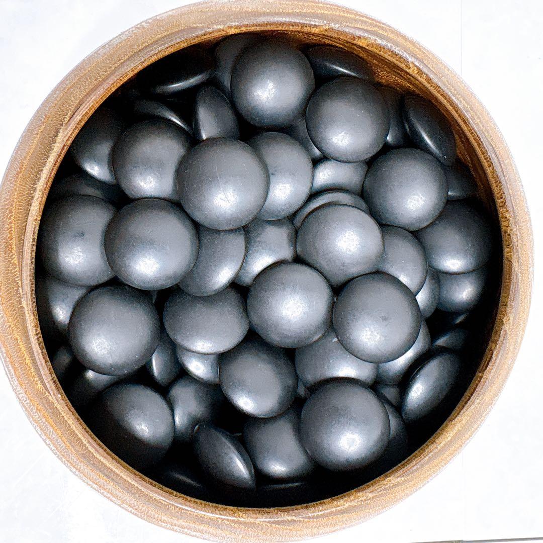 碁石　囲碁 碁笥 蛤碁石 那智黒 35号