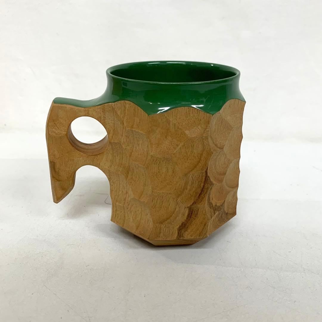 Akihiro woodworks jincup ジンカップ 漆 グリーン 2L