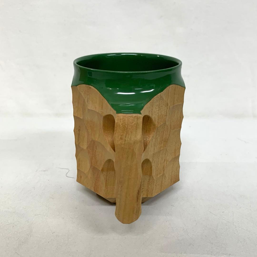 Akihiro woodworks jincup ジンカップ 漆 グリーン 2L