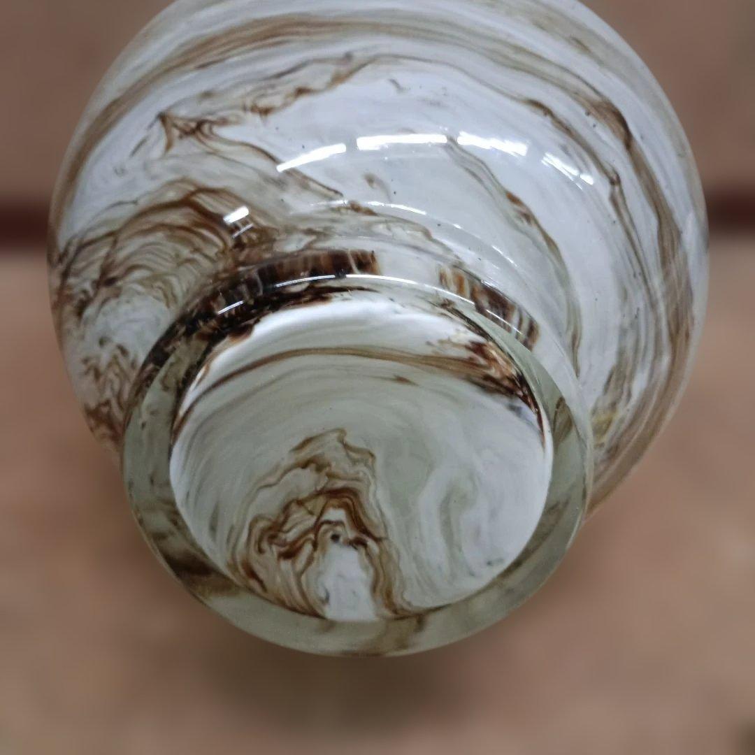 3979）岩田ガラス　金彩双耳　花瓶　花器　フラワーベース