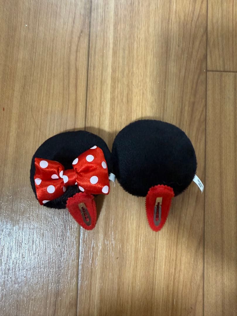 ミニーマフラーキャップ、ヘアピン