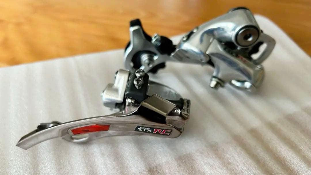 SHIMANO STX-RC 前後ディレイラーセット（未使用・デッドストック）