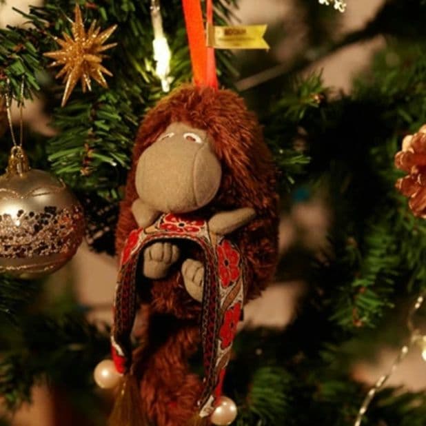 セキグチ公式オンライン限定　クリスマスオーナメントぬいぐるみ　ご先祖さま