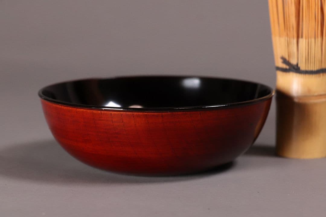 漆芸 輪島塗 松蒔絵 木皿 二十客 欅地 木地溜塗 黒塗 金蒔絵 【MA359】