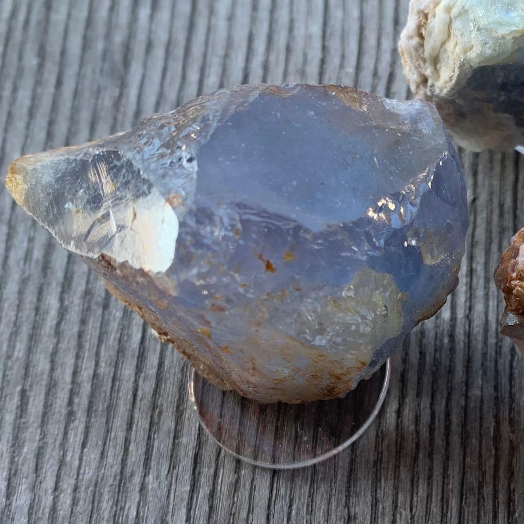 特大ブルーベリル結晶標本a