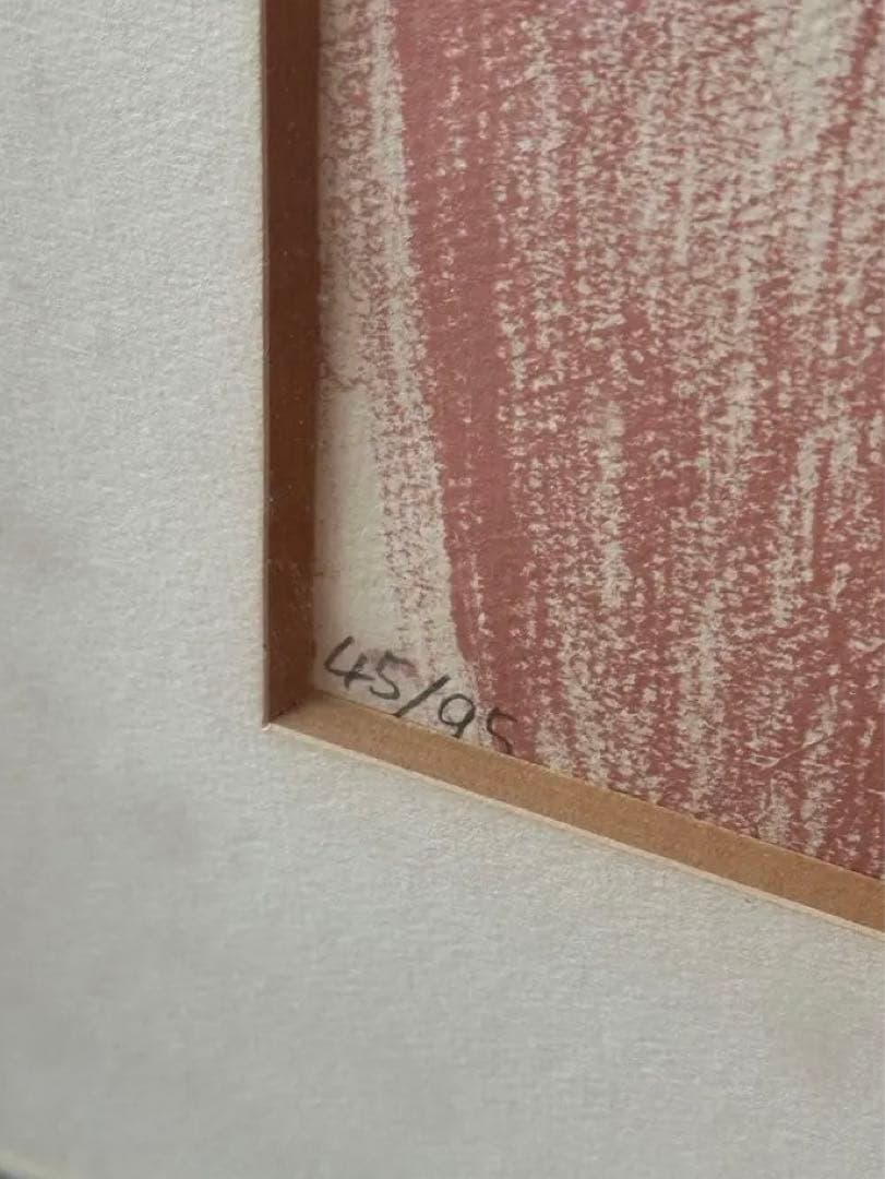 ⭐️【林武】裸婦　限定品　石版画集　45/95 【額付き】