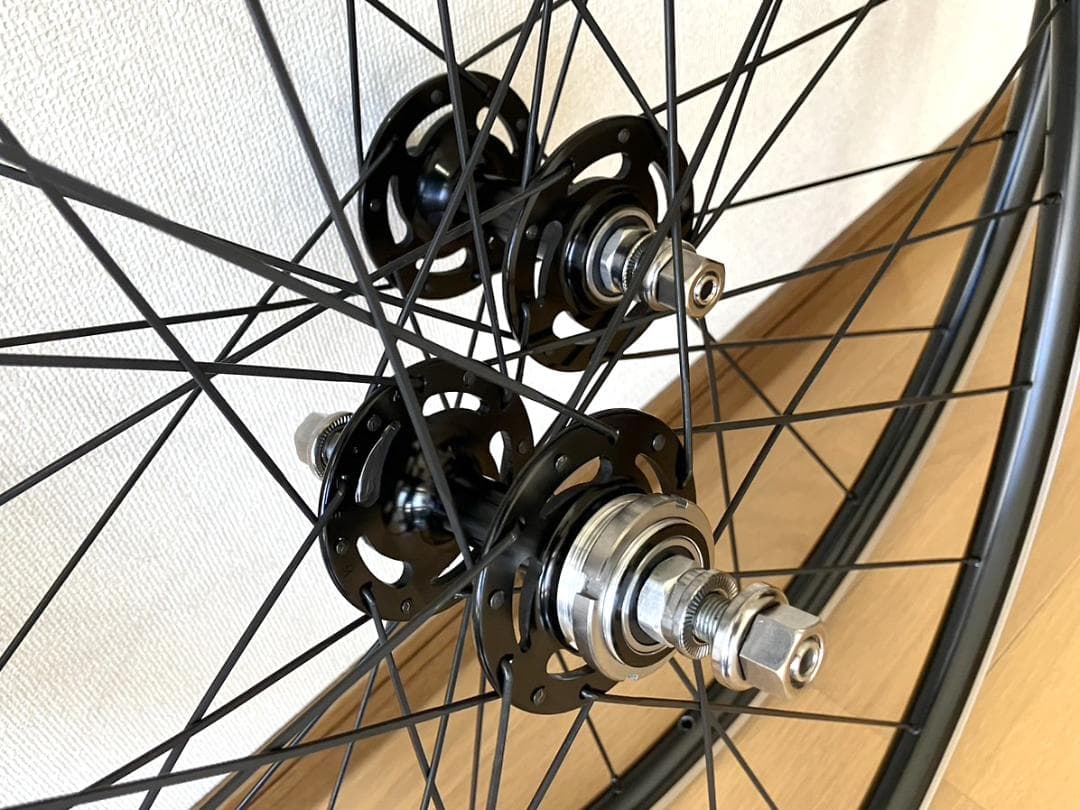 新品同様 ピスト ホイール DT Swiss R460 前後セット ノバテック