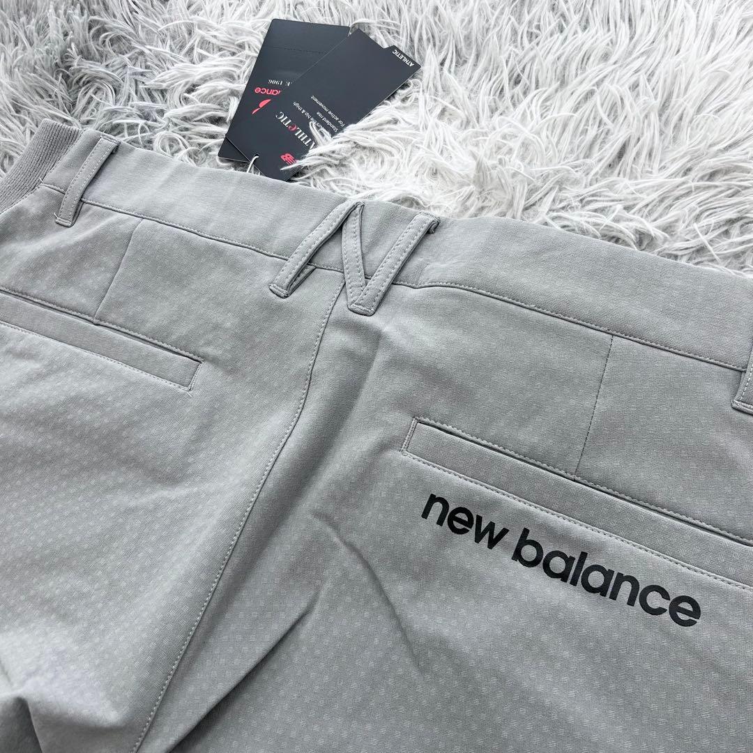 新品　ニューバランスゴルフ　パンツ　ストレッチ　裏フリース　秋冬　グレー　6