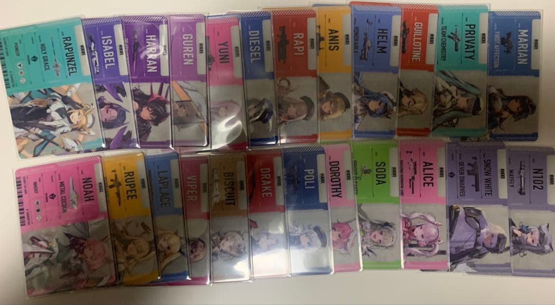 勝利の女神NIKKE メタリックパスコレクション　1弾 コンプセット 24種