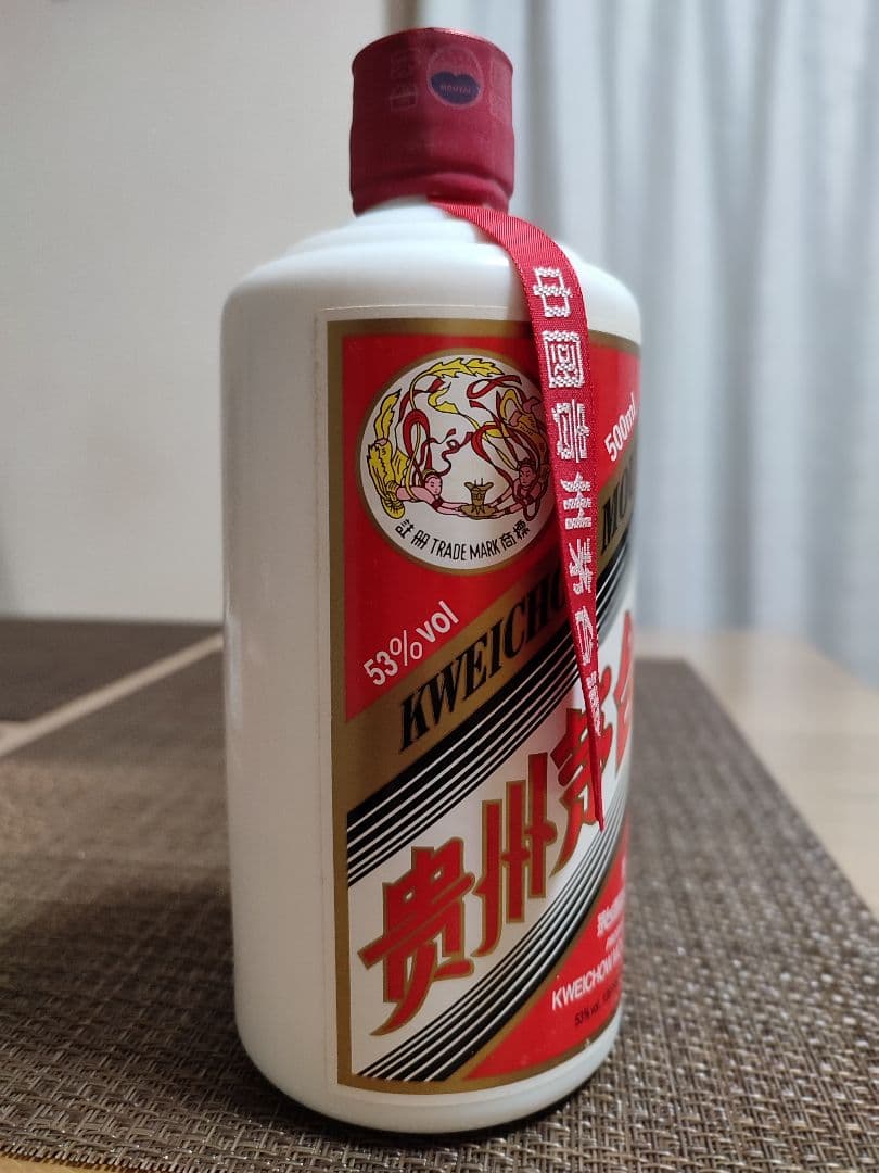 中国古酒 貴州茅台酒 マオタイ酒 天女ラベル 53％ 未開封新品