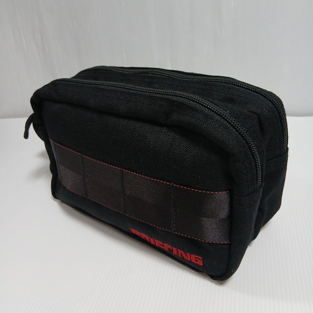 ☆美品☆BRIEFING GOLF DOUBLE ZIP POUCH STD