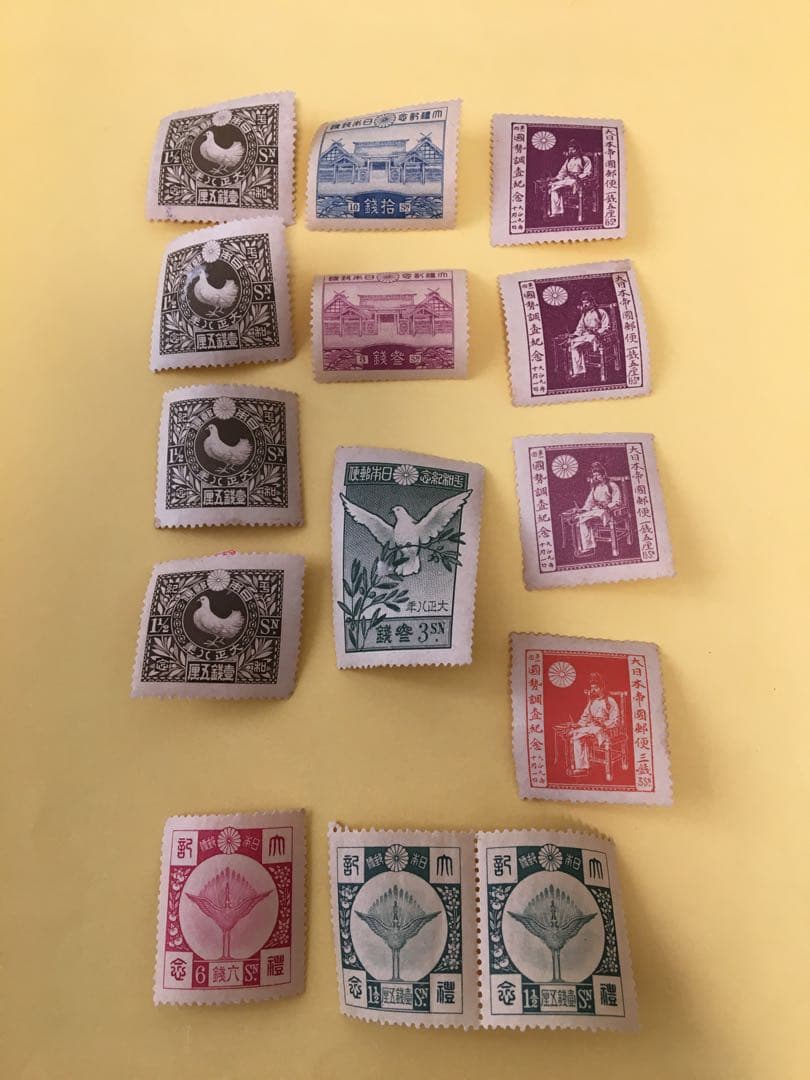 戦前　切手　まとめ　レア　平和　昭和大礼　国勢調査