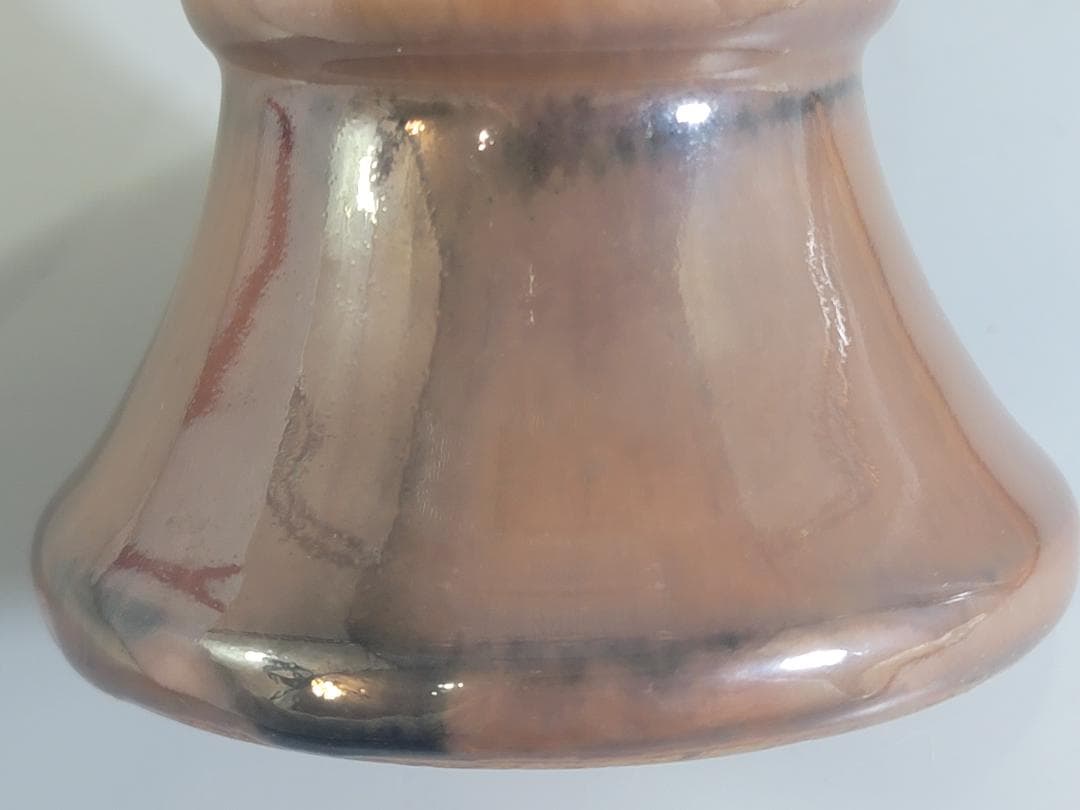 古美術 膳所焼 尊式 算木 花瓶 美品 DT189