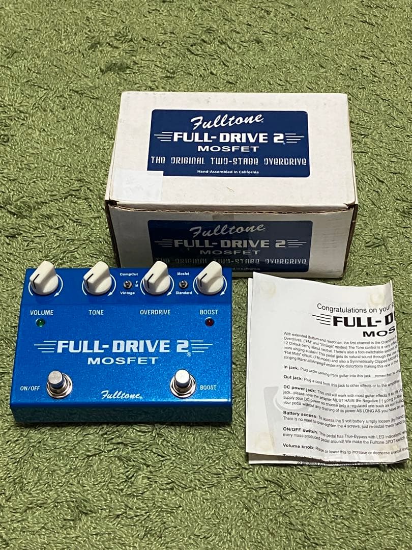 ギター fulltone full-drive 2 mosfet