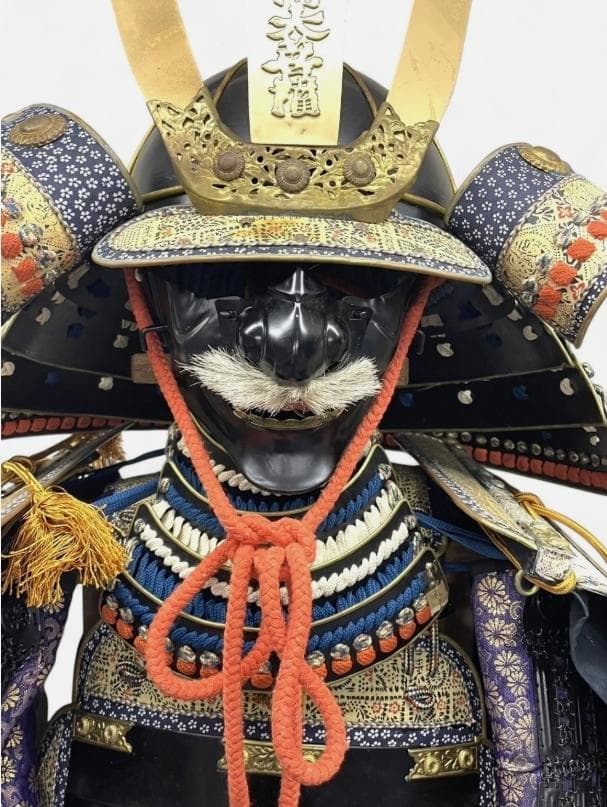 送料込み 着用可能 甲冑 等身大 当世具足 鎧兜 時代祭り 鎧櫃 家紋