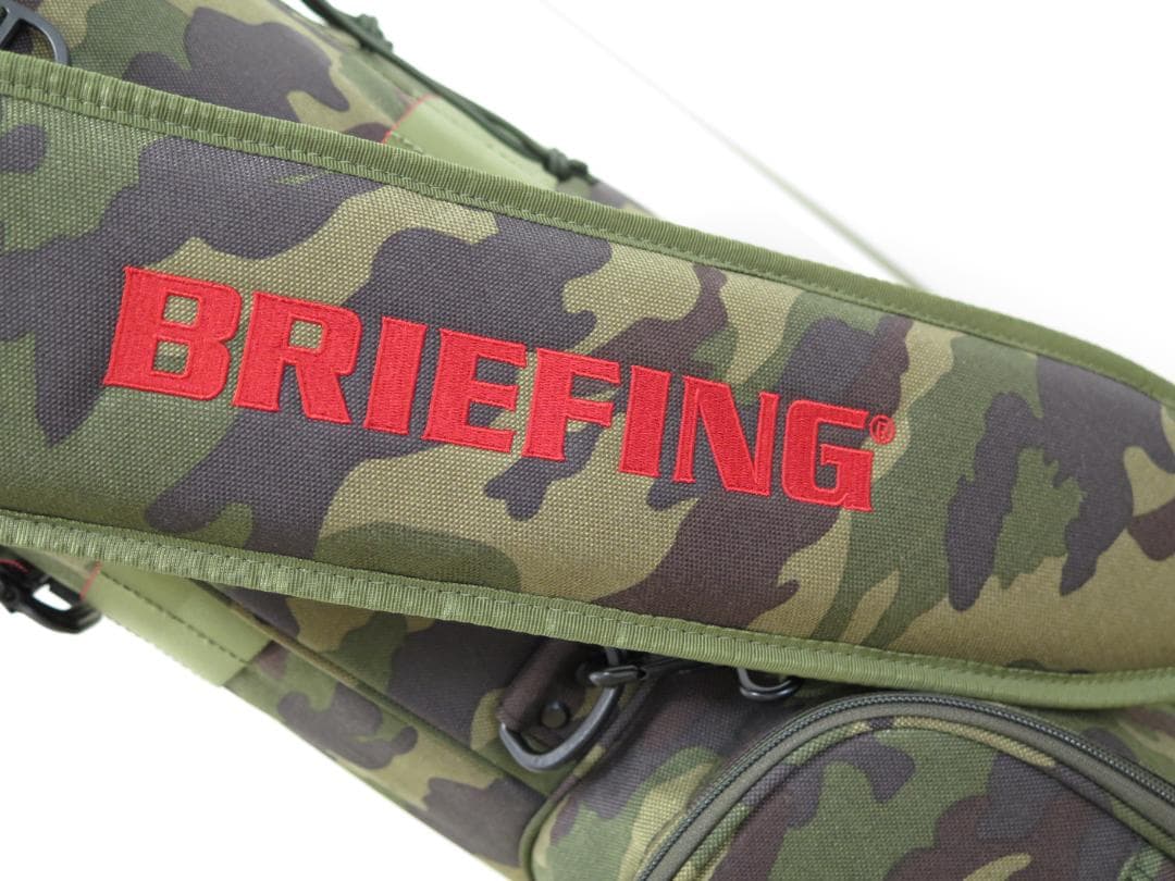 ブリーフィングゴルフBRIEFING GOLFキャディバッグCR-8グリーンカモ
