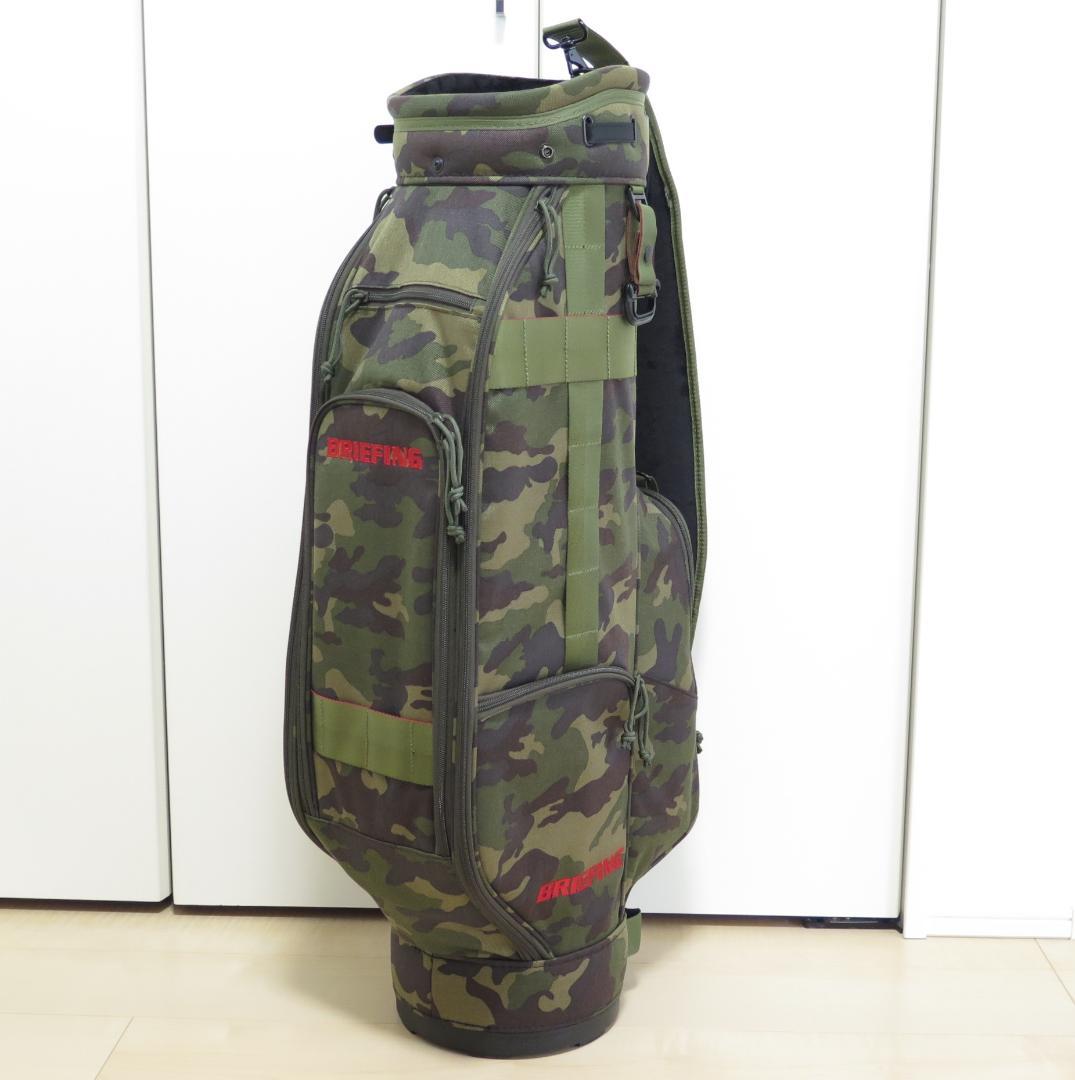ブリーフィングゴルフBRIEFING GOLFキャディバッグCR-8グリーンカモ