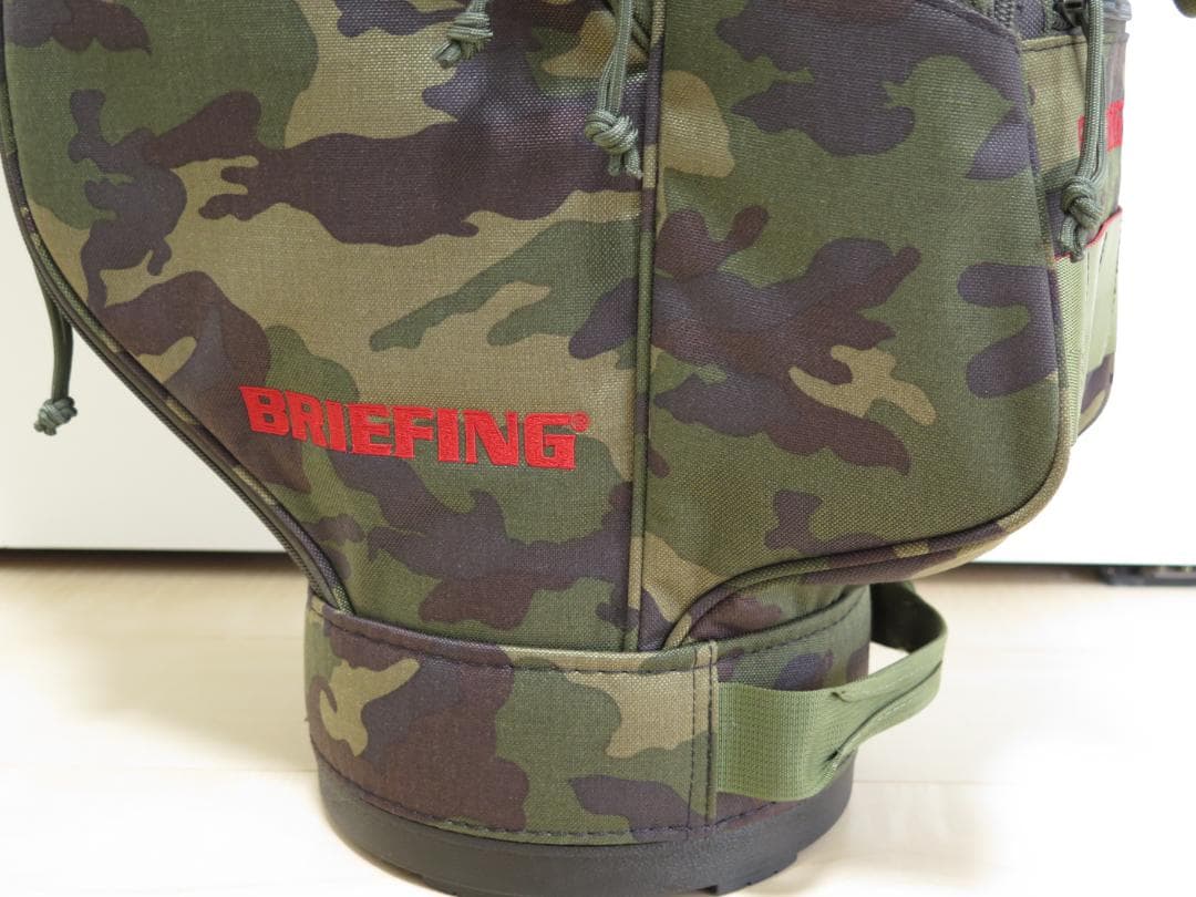 ブリーフィングゴルフBRIEFING GOLFキャディバッグCR-8グリーンカモ