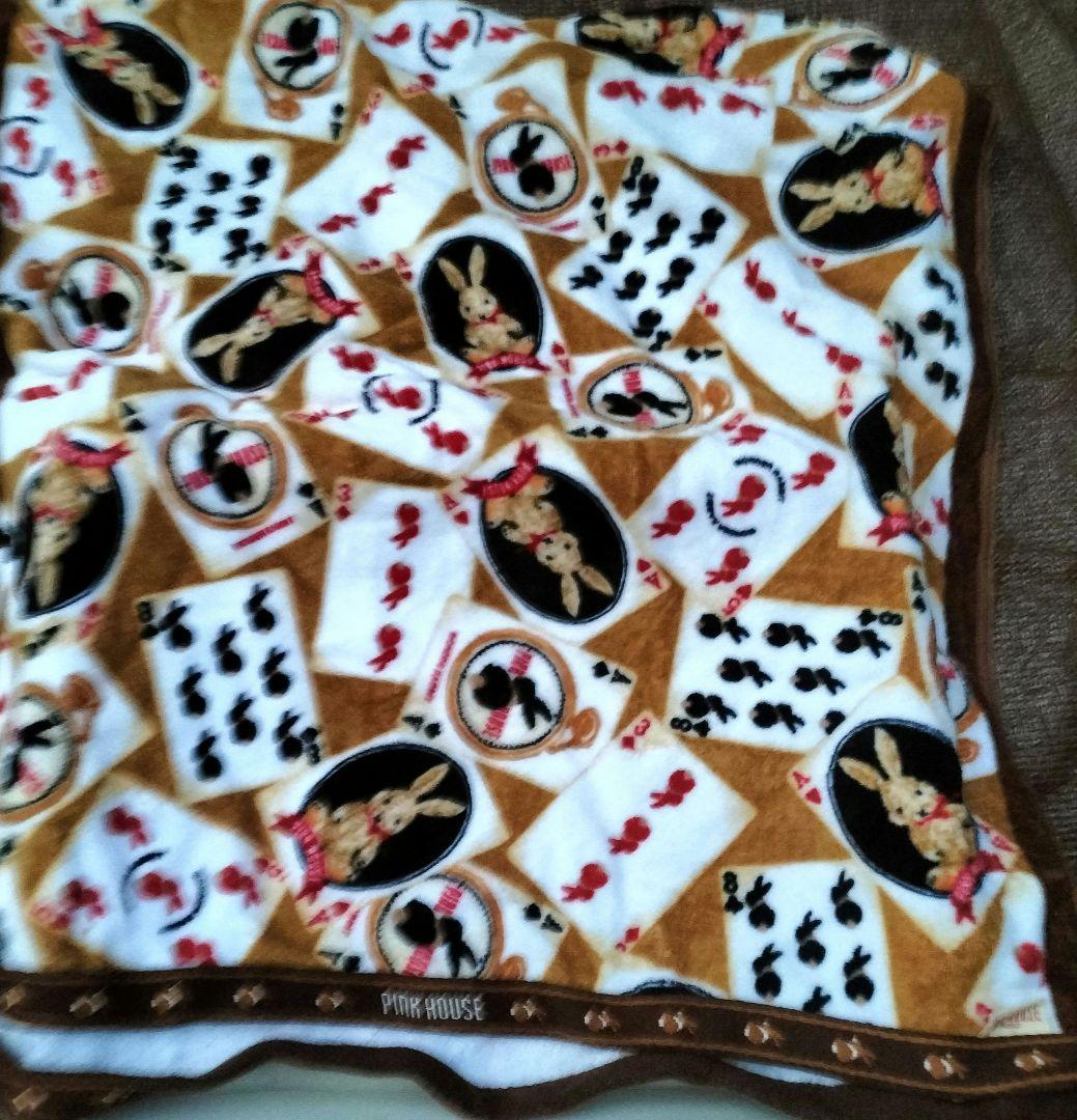 廃盤品？◇PINK HOUSE ピンクハウス　トランプうさぎ　バスタオル◇