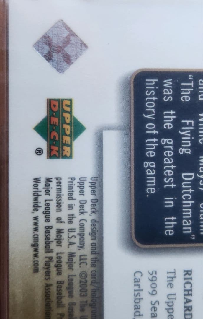 2003 UD AUTHENTICS T of T  TT―HW